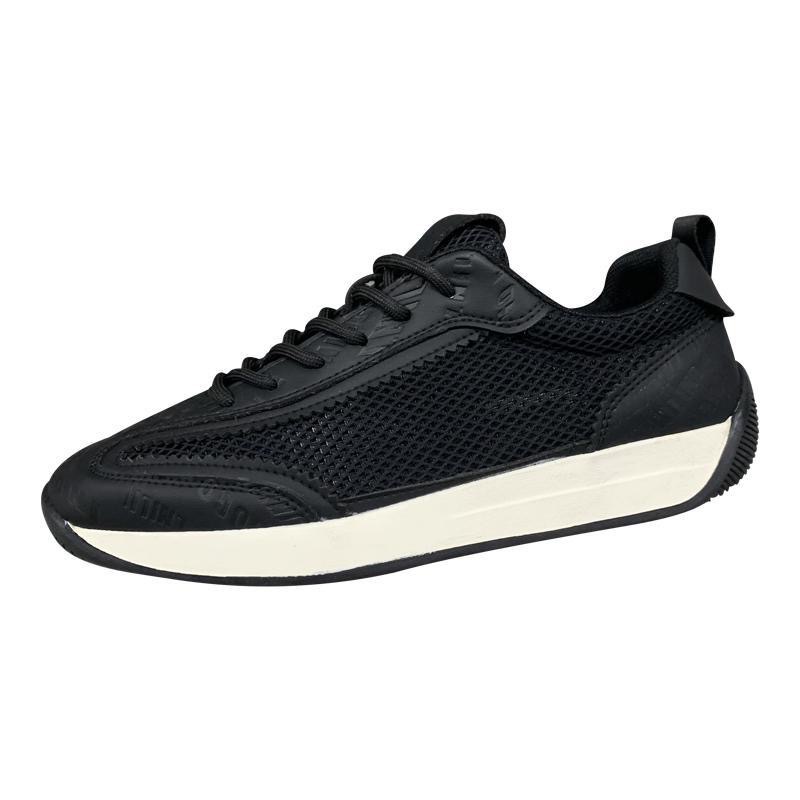 Atmungsaktive Herren-Freizeitschuhe aus Mesh mit Schnürung & Plateau 6