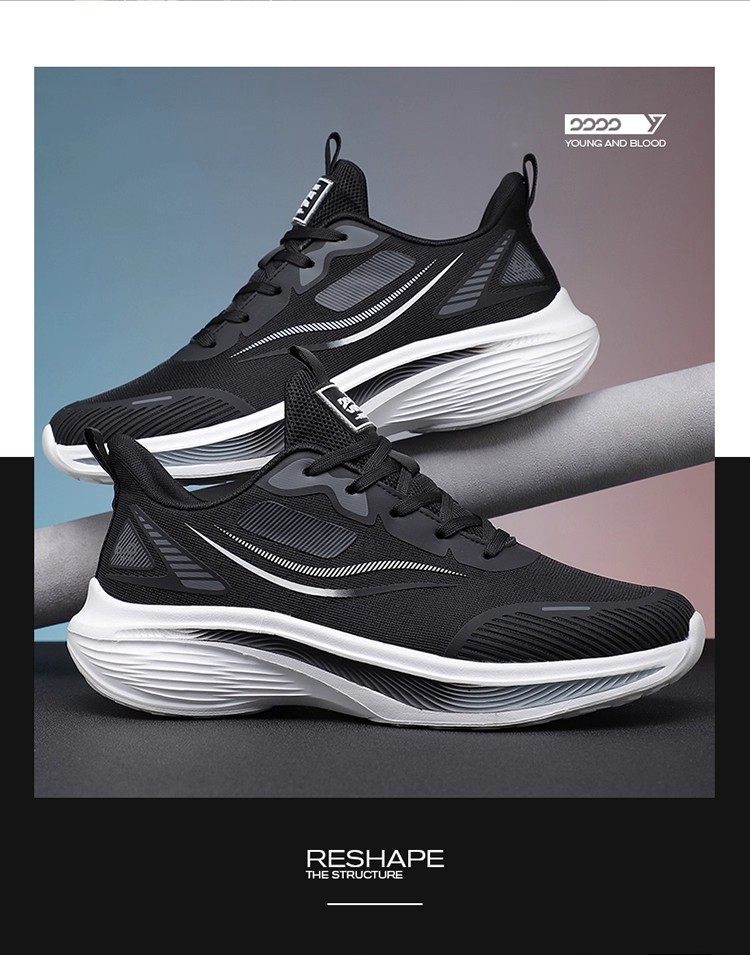 Atmungsaktive gedämpfte Laufschuhe für Herren detail 7