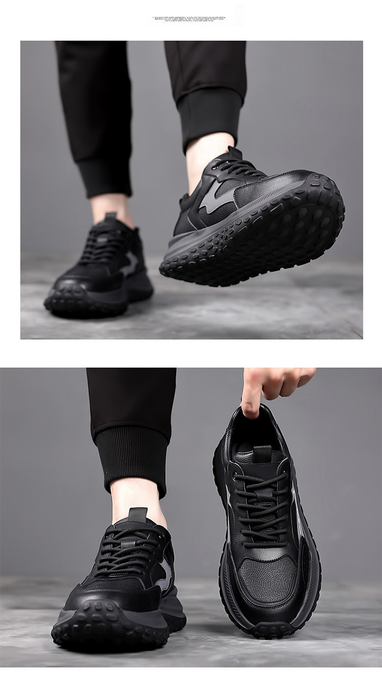 Sneakers casual da uomo stringate, traspiranti e ammortizzate detail 4