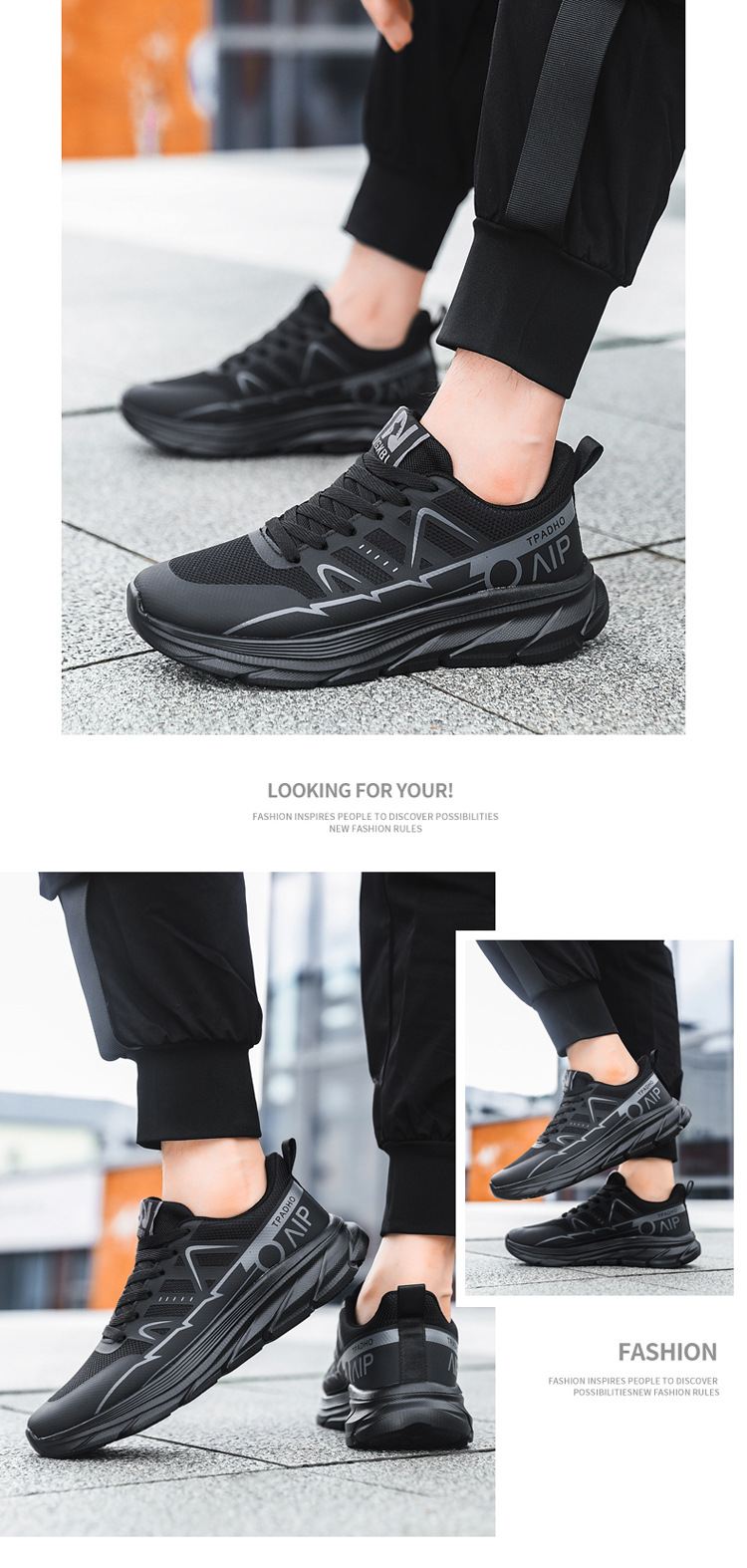 Lichte en ademende heren hardloopschoenen met demping detail 5
