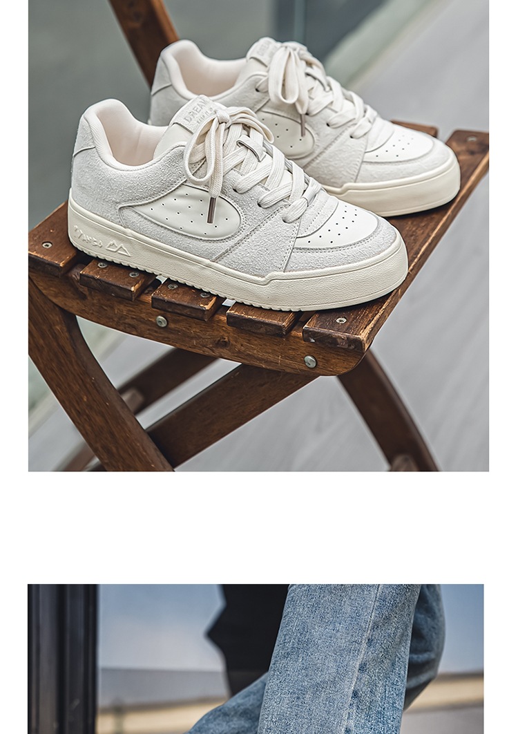 Chaussures de skate casual à lacets et amorti pour homme detail 6