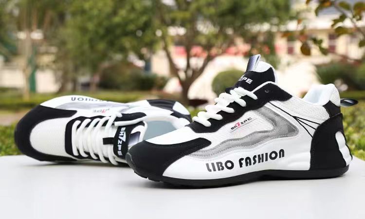 Men's Breathable Mesh Lace-Up Athletic Shoes detail 3
