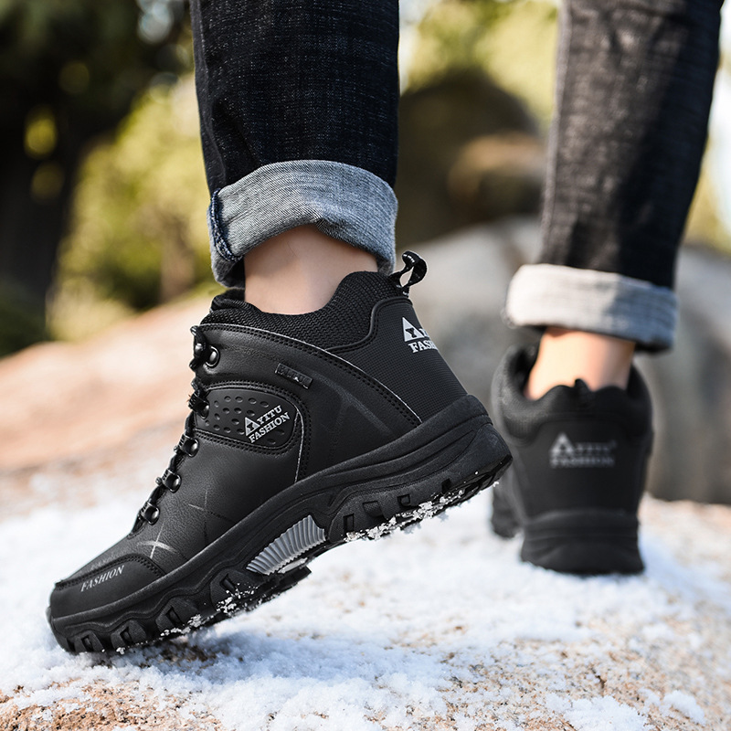 Rutschfeste Schnür-Wanderstiefel für Herren detail 20