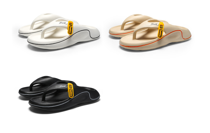 Men's Cushioned Waterproof Slip-On Flip-Flops detail 1