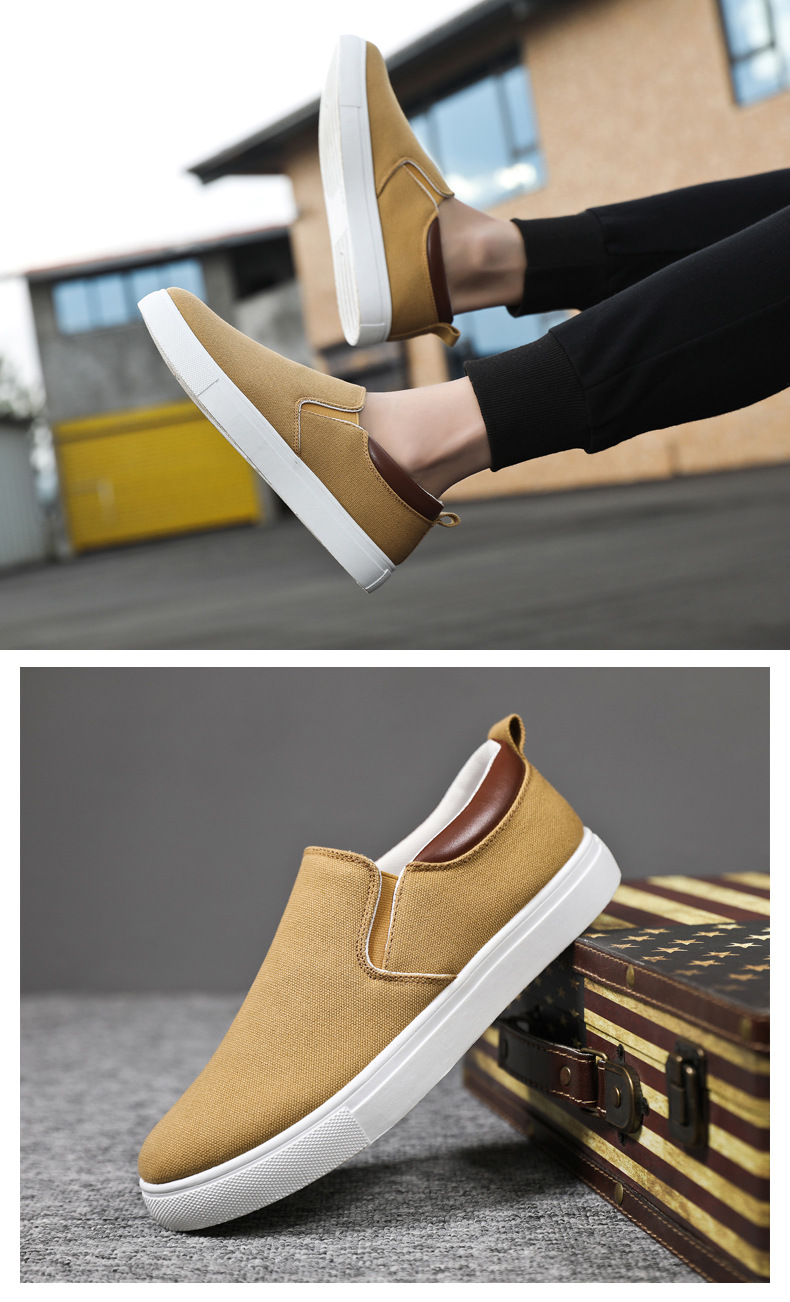 Scarpe casual stringate da uomo in tela traspirante detail 19