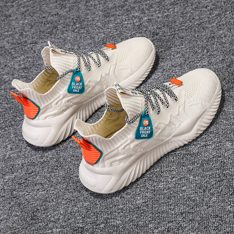 Atmungsaktive Herren-Laufschuhe aus Strick mit Dämpfung 5