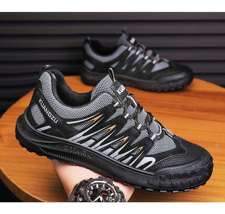 Men's Breathable Mesh Cushioned Athletic Shoes detail 8
