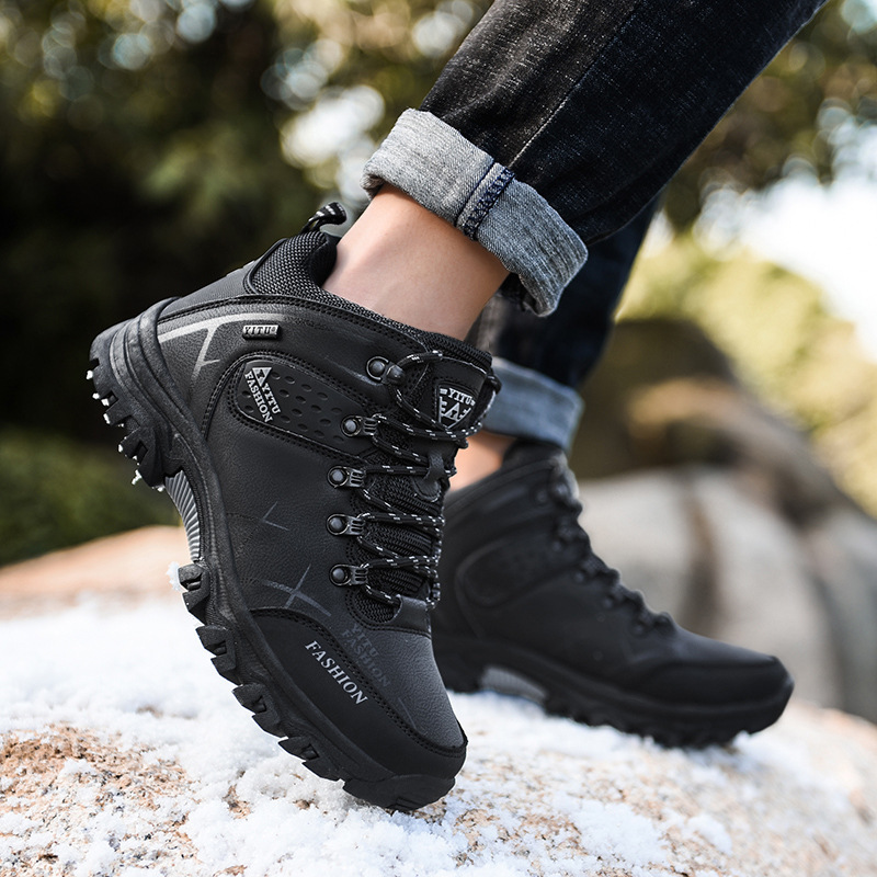 Rutschfeste Schnür-Wanderstiefel für Herren detail 18