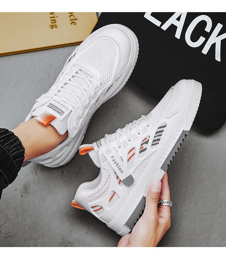 Atmungsaktive, leichte Schnür-Sneaker für Herren detail 6