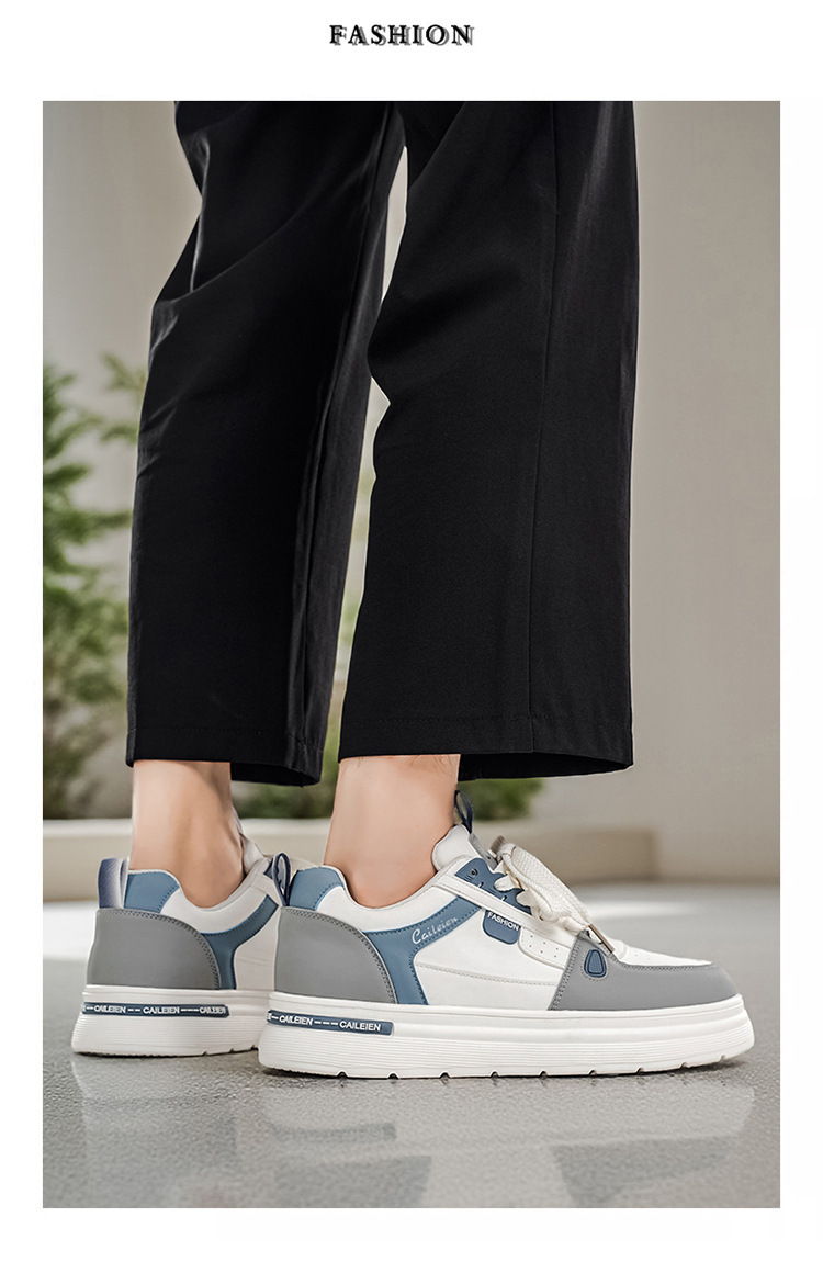 Chaussures casual pour homme à plateforme et semelle amortissante detail 10