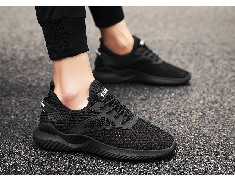 Atmungsaktive, leichte Herren-Sneaker mit Schnürung detail 4