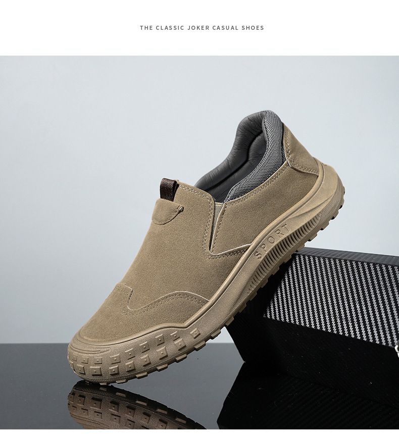 Rutschfeste Herren-Freizeitschuhe zum Hineinschlüpfen detail 12