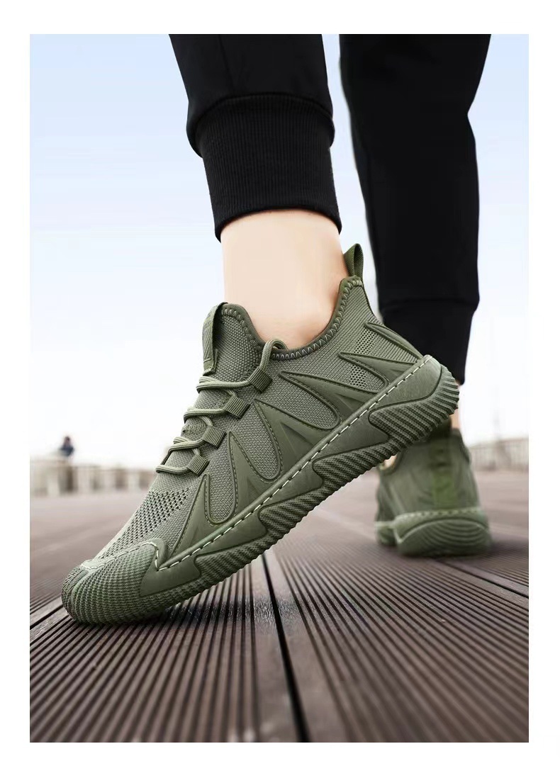 Men's Breathable Lightweight Lace-Up Casual Shoes detail 1