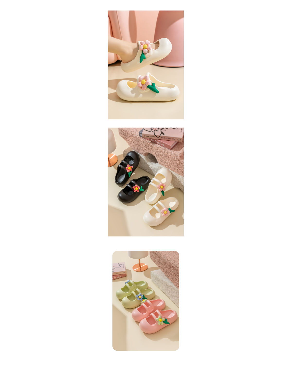 Women's Lightweight Cushioned Platform Slippers detail 5