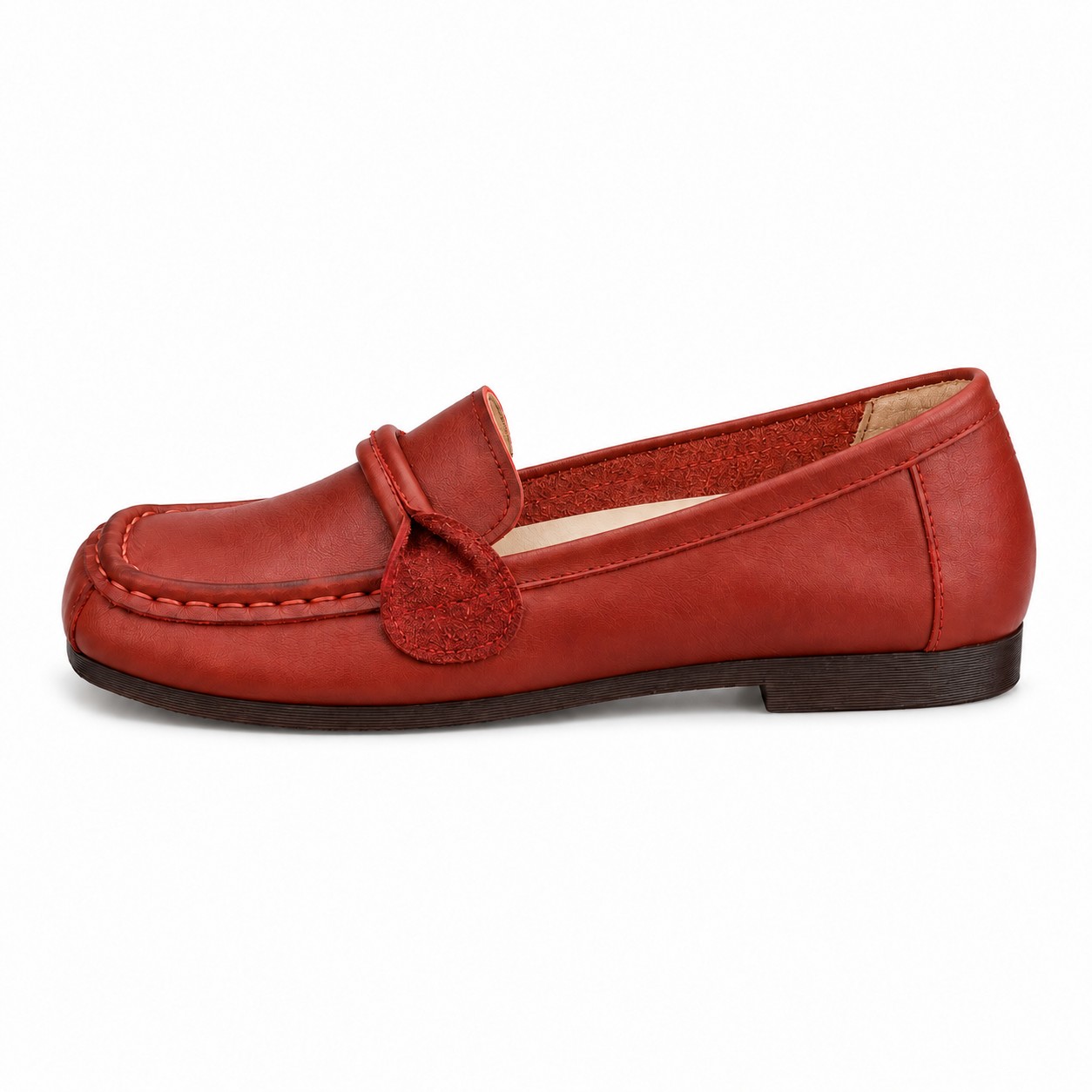 Women's Full-Grain Leather Penny Loafer Flats 1