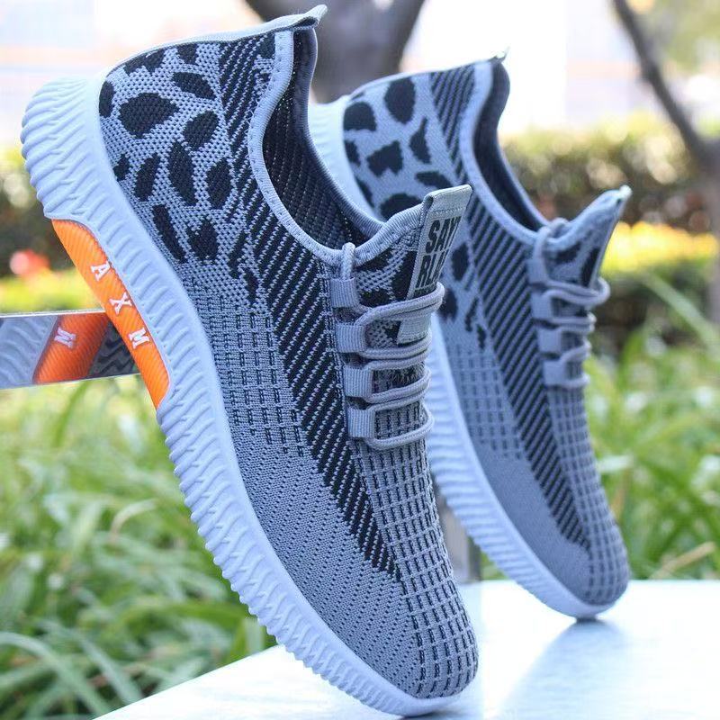 Zapatillas de running para hombre ligeras y transpirables de punto 6