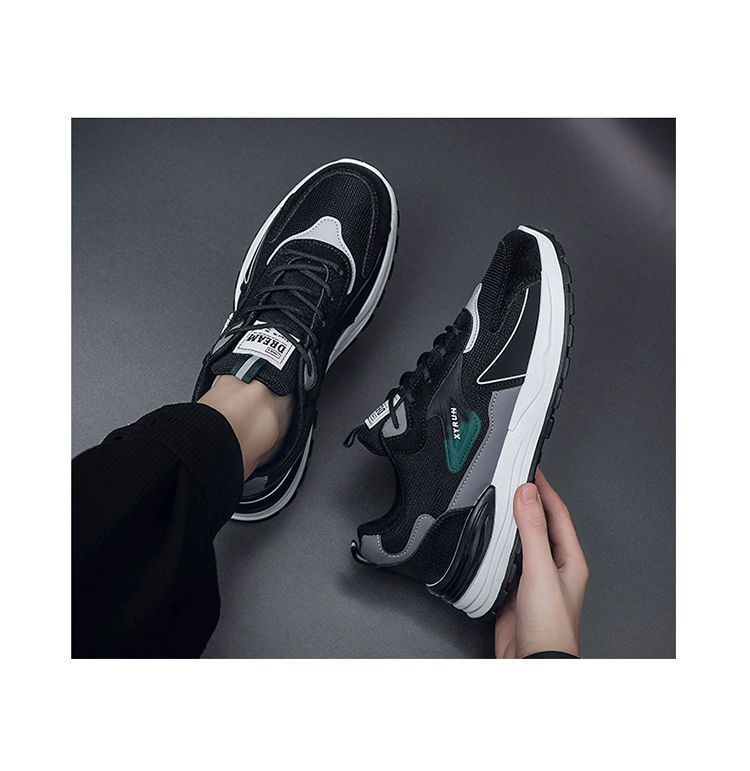 Atmungsaktive Mesh-Laufschuhe für Herren zum Schnüren detail 9