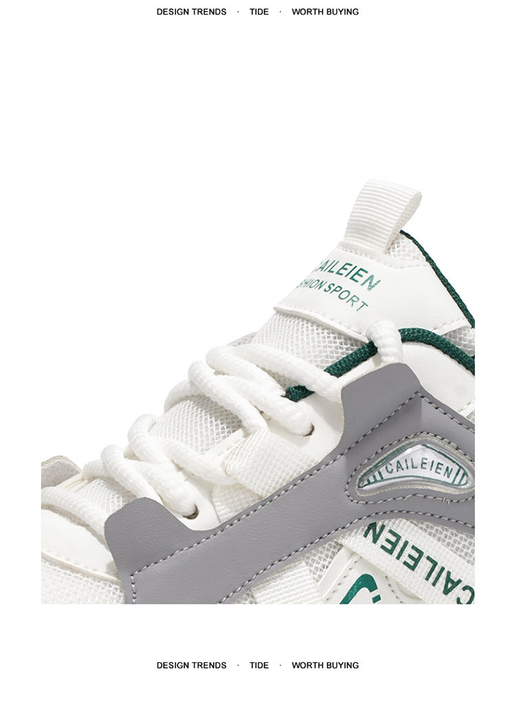 Zapatillas de deporte para hombre con plataforma y diseño color block detail 4