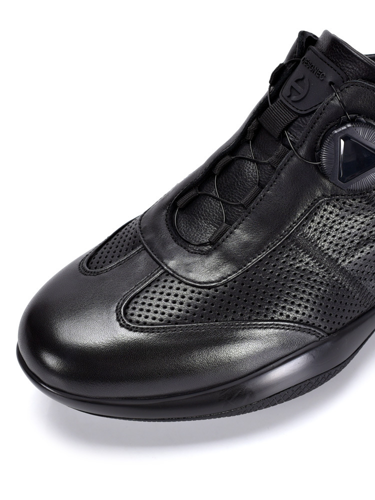 Atmungsaktive Leder-Freizeitschuhe mit Dämpfung für Herren detail 6