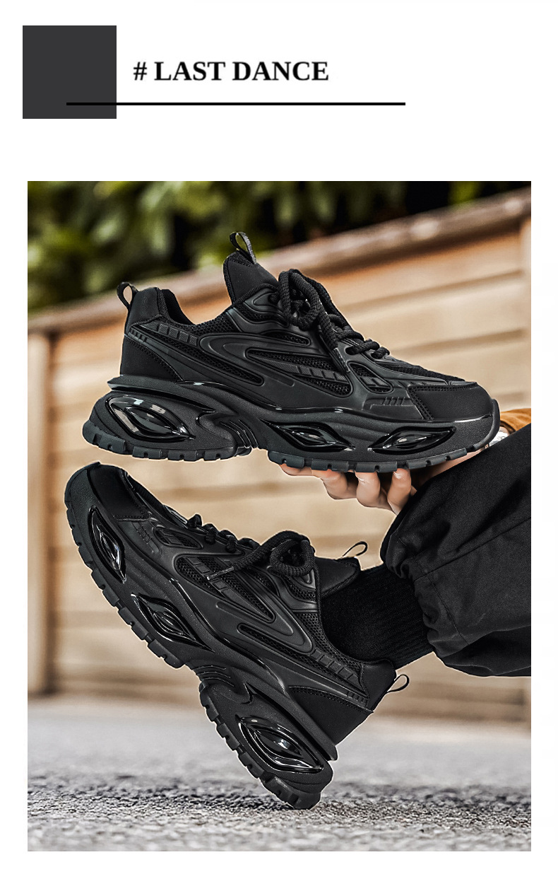 Atmungsaktive Plateau-Sneaker für Herren mit Mesh und Dämpfung detail 7