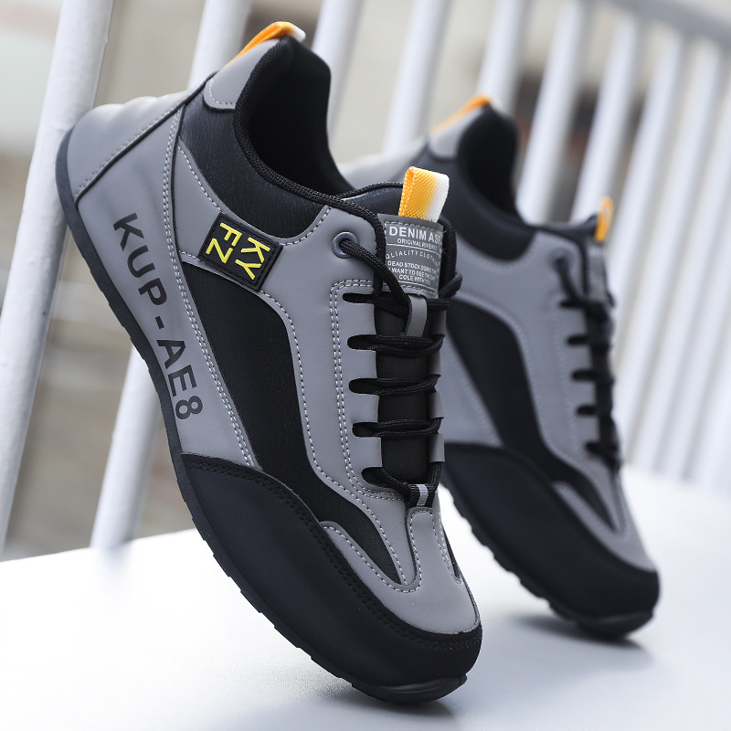 Men's Lightweight Colorblock Lace-Up Casual Shoes 3