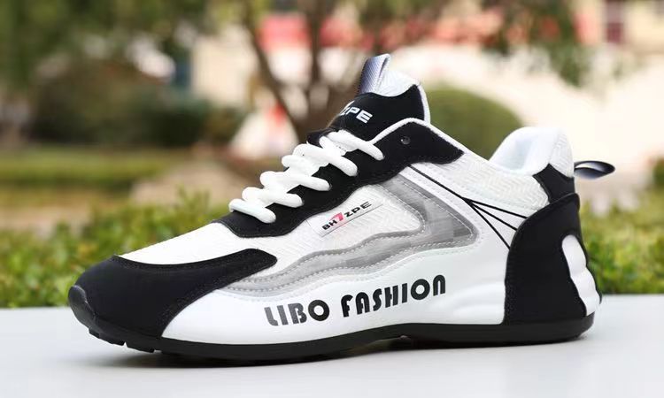 Men's Breathable Mesh Lace-Up Athletic Shoes detail 1