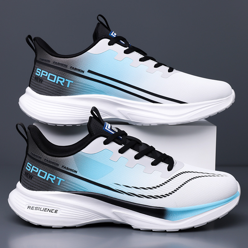 180 Leather surface-white blue