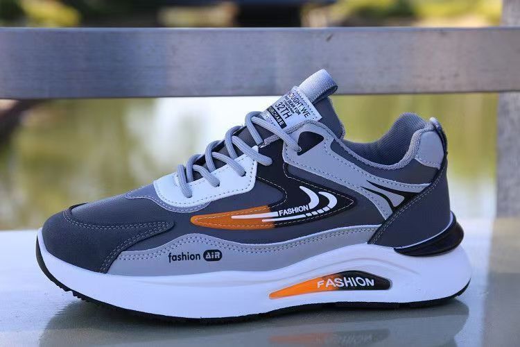 Casual herenschoenen met plateauzool en kleurvlakken detail 10