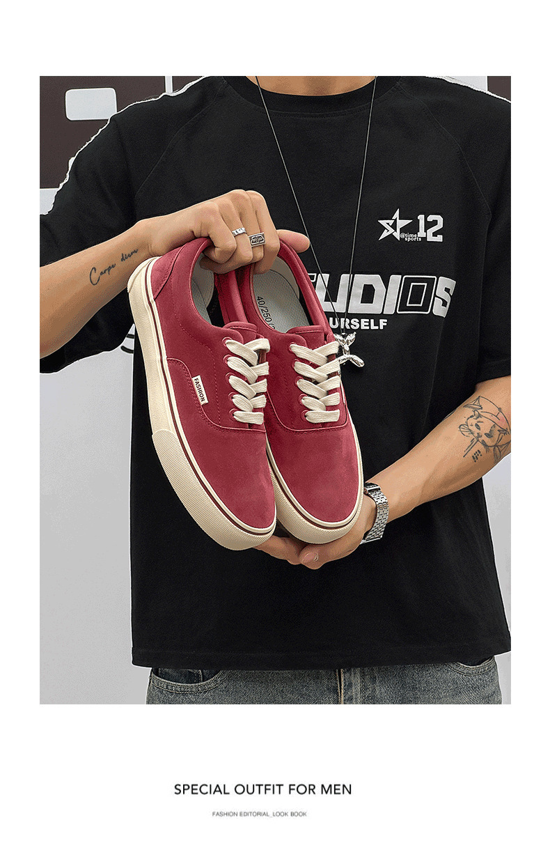Gedämpfte und strapazierfähige Herren-Skateschuhe mit Schnürung detail 3