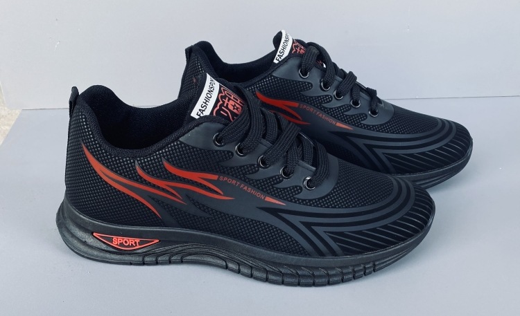 Atmungsaktive, leichte Schnür-Laufschuhe für Herren detail 8