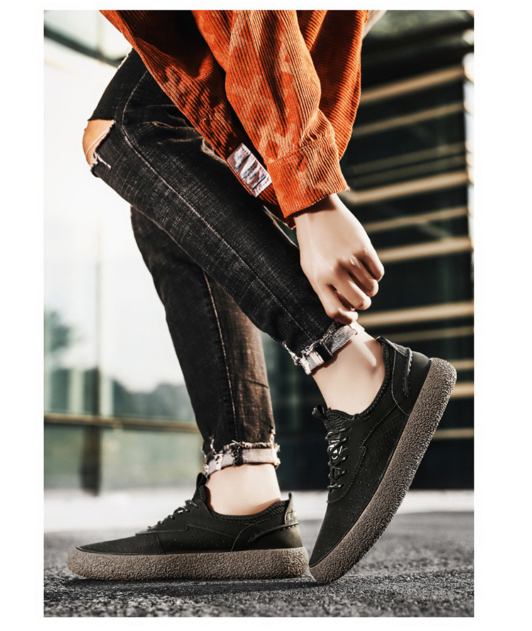 Atmungsaktive Freizeitschuhe für Herren mit Schnürung detail 6