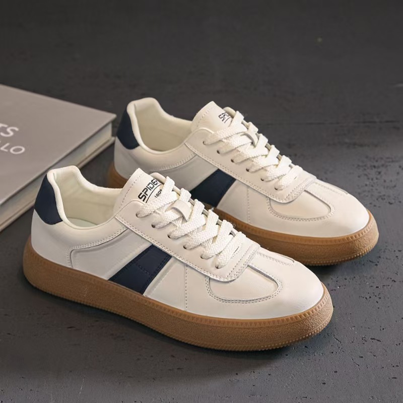 Vintage Leder-Freizeitschuhe für Herren mit Schnürung