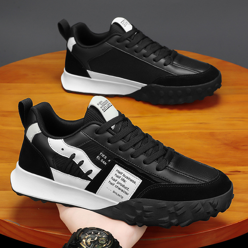 Atmungsaktive Herren-Sneaker im Colorblock-Design mit Schnürung 4