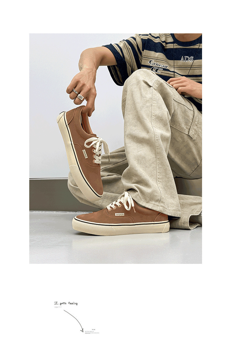 Gedämpfte und strapazierfähige Herren-Skateschuhe mit Schnürung detail 12