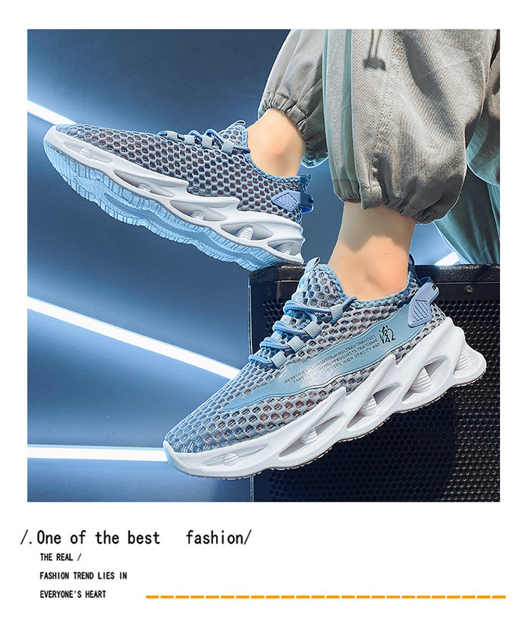 Atmungsaktive, leichte Herren-Laufschuhe aus Mesh detail 5