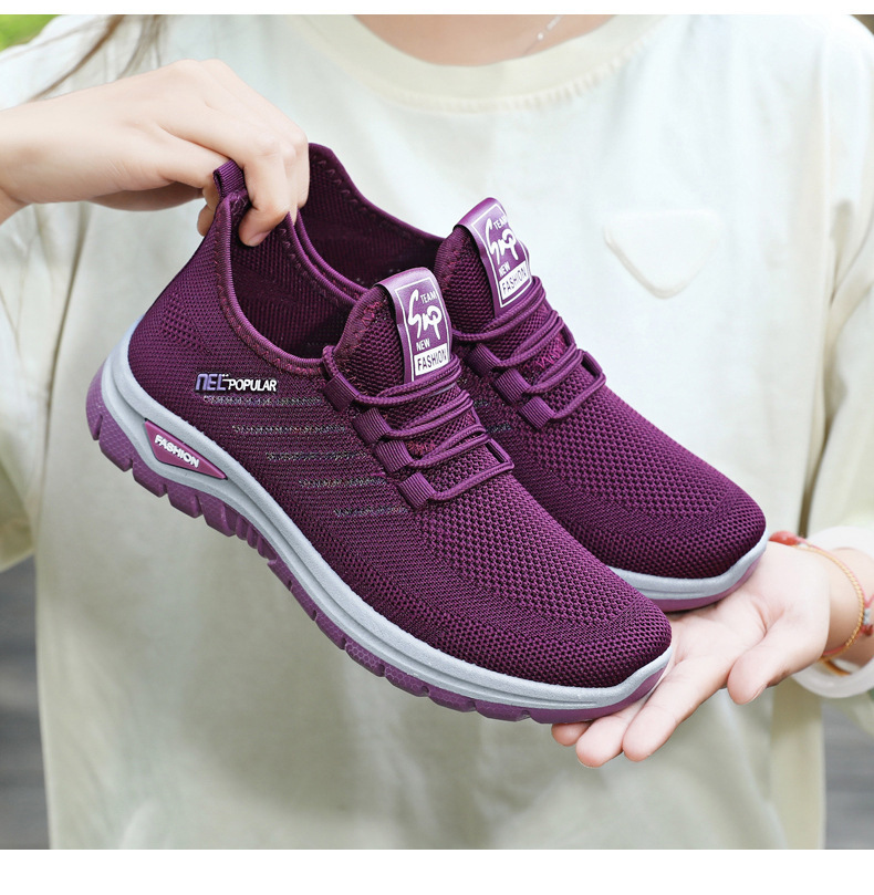 Women's Breathable Knit Lightweight Casual Sneakers detail 13