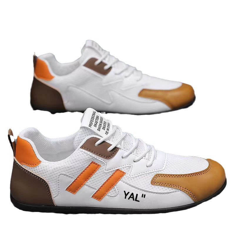 Atmungsaktive Freizeitschuhe für Herren mit Schnürung im Colorblock-Design 6