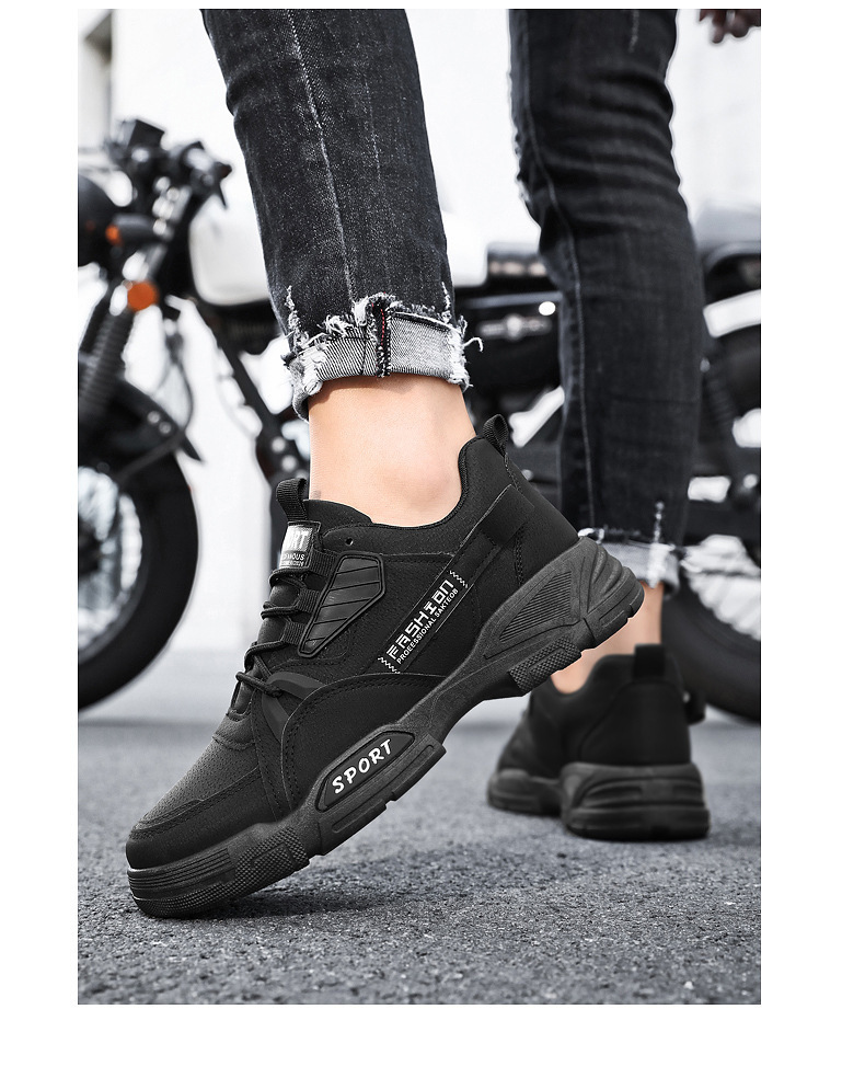 Baskets casual à lacets antidérapantes pour homme detail 8
