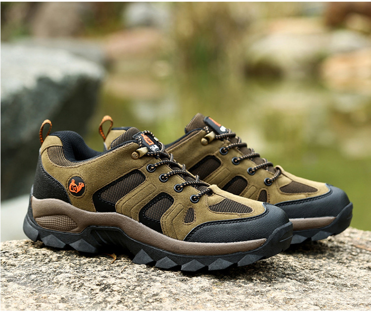 Scarpe sportive outdoor unisex traspiranti e antiscivolo stringate detail 8
