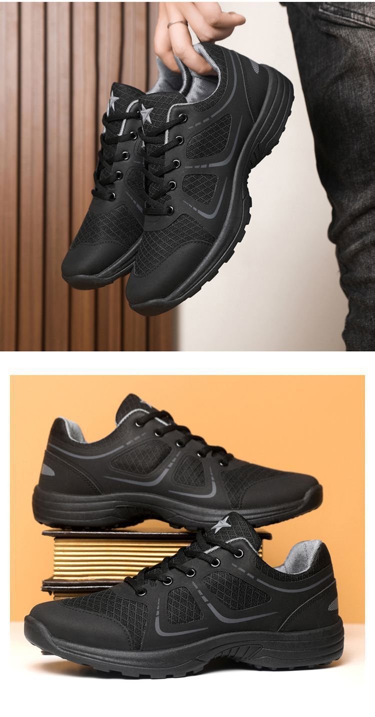 Lichte en ademende mesh hardloopschoenen voor heren detail 7