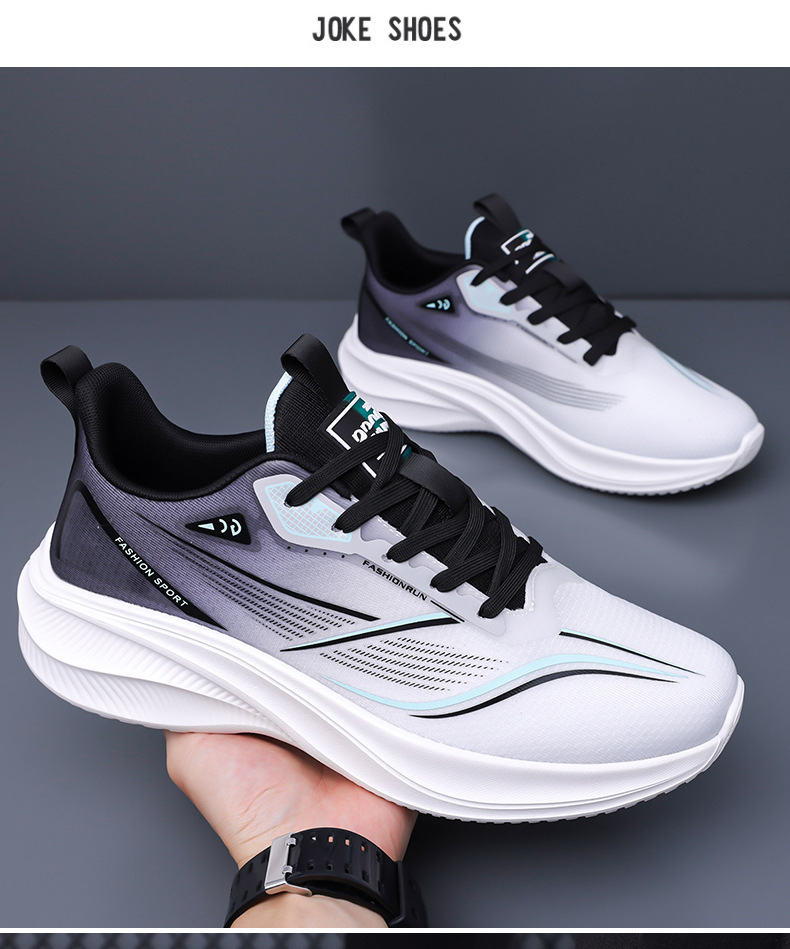 Men's Breathable Cushioned Running Shoes detail 3