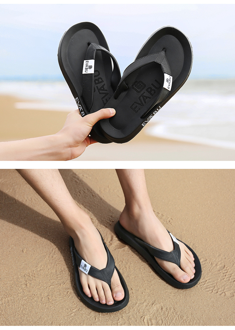 Men's Lightweight Waterproof Beach Flip-Flops detail 3