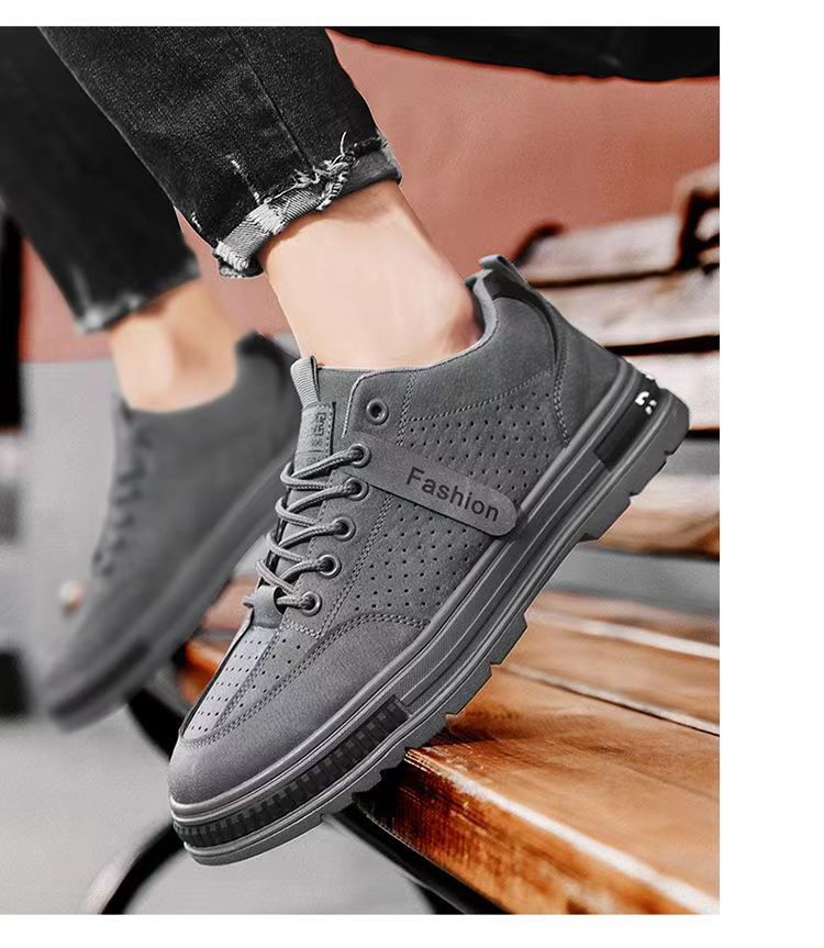Atmungsaktive Herren-Freizeitschuhe zum Schnüren detail 13