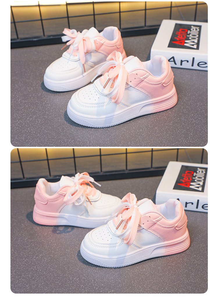 Sneakers casual donna stringate con plateau e motivo colorblock detail 3