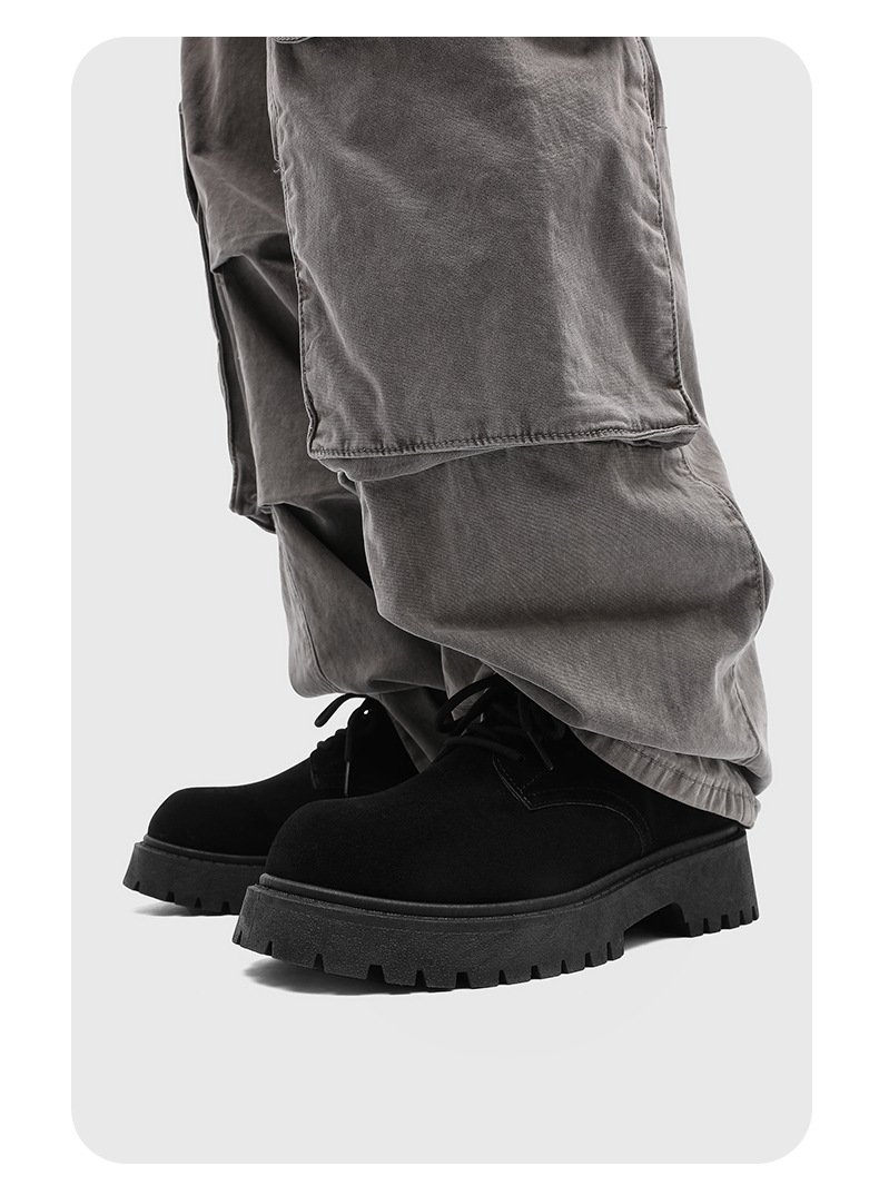 Men's Chunky Platform Lace-Up Casual Shoes detail 8