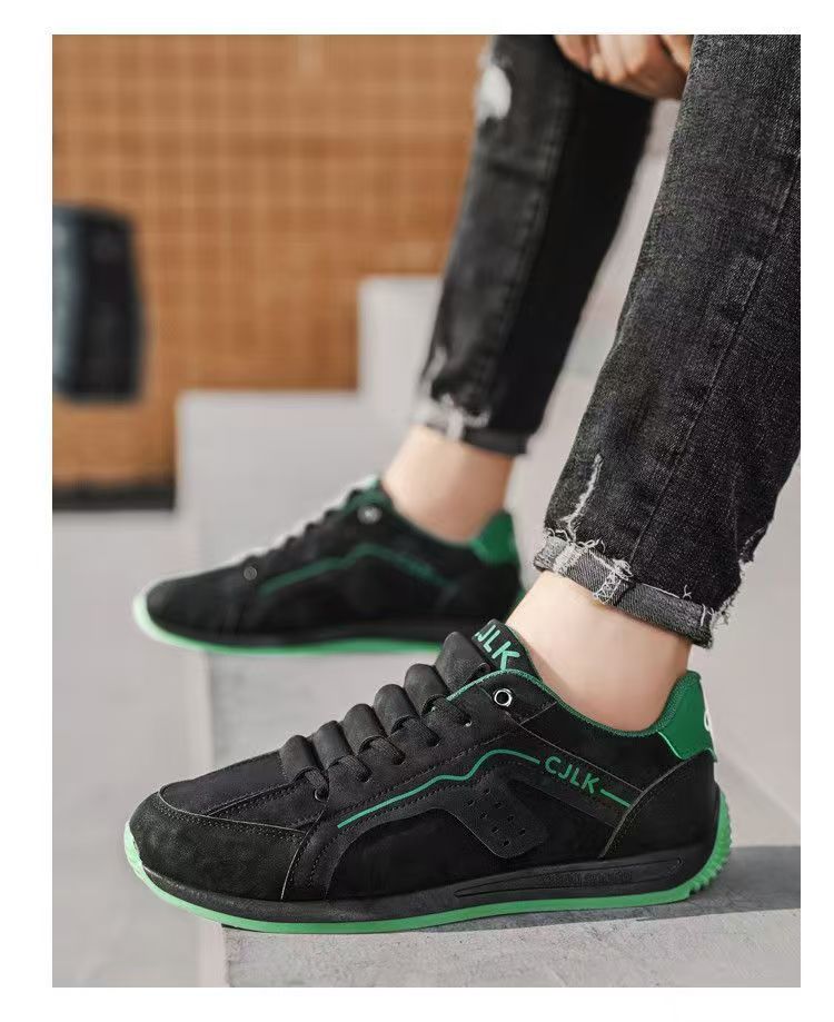 Herren Freizeitschuhe zum Schnüren aus Synthetik detail 7