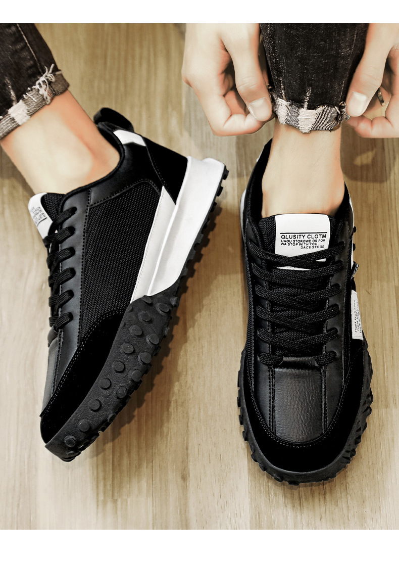 Atmungsaktive Herren-Sneaker im Colorblock-Design mit Schnürung detail 7