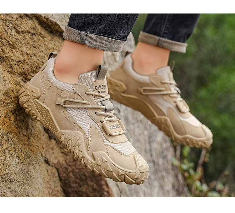 Men's Breathable Non-Slip Lace-Up Athletic Shoes detail 5