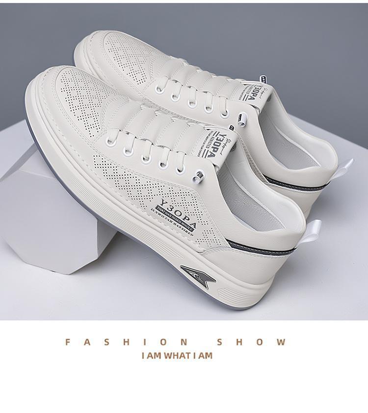 Chaussures casual pour homme respirantes et perforées à lacets detail 12