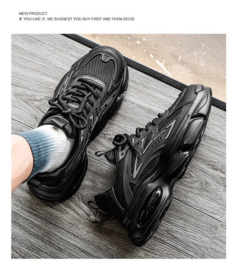 Atmungsaktive Herren-Plateaustreetsneaker mit Dämpfung detail 13